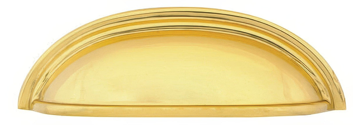 Emtek 86123US3 polished brass cup pull