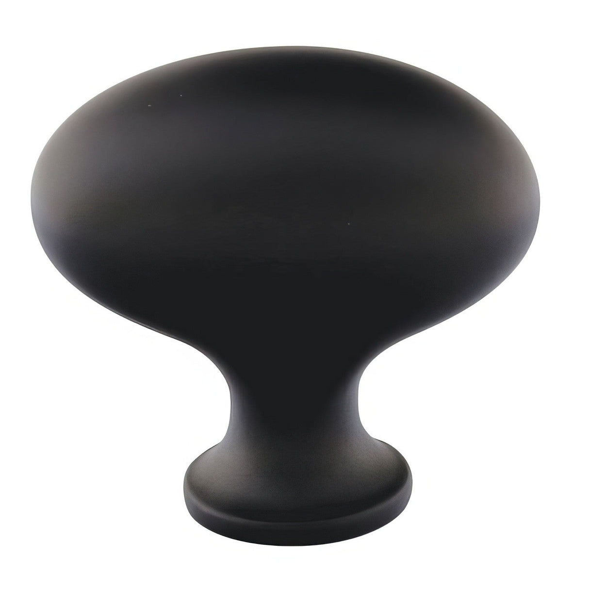 Emtek 86124US19 flat black cabinet knob