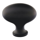 Emtek 86124US19 flat black cabinet knob