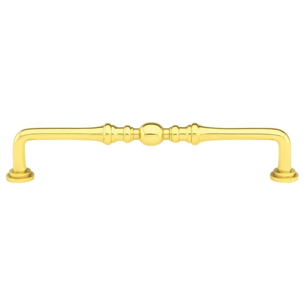 Emtek 86128US3 polished brass cabinet pull