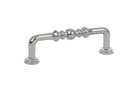 Emtek 86129US14 Spindle Cabinet Pull with 3-1/2" Center To Center Polished Nickel Lifetime Finish