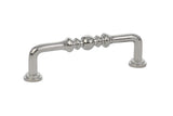 Emtek 86130US14 Spindle Cabinet Pull with 4" Center To Center Polished Nickel Lifetime Finish