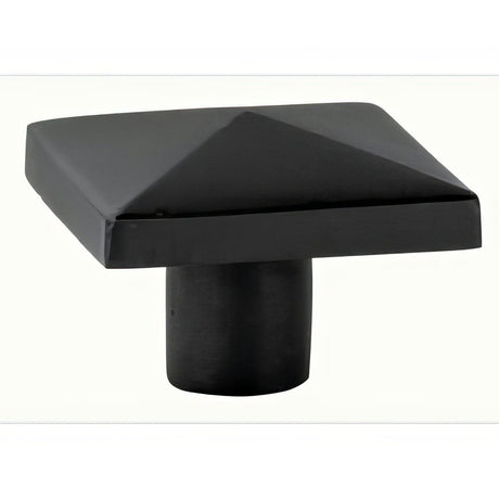 Emtek 86145FB flat black cabinet knob