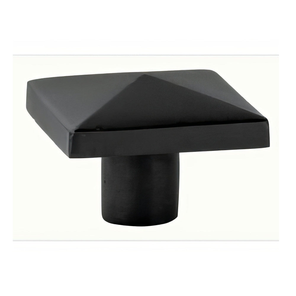 Emtek 86146FB flat black cabinet knob