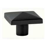 Emtek 86146FB flat black cabinet knob