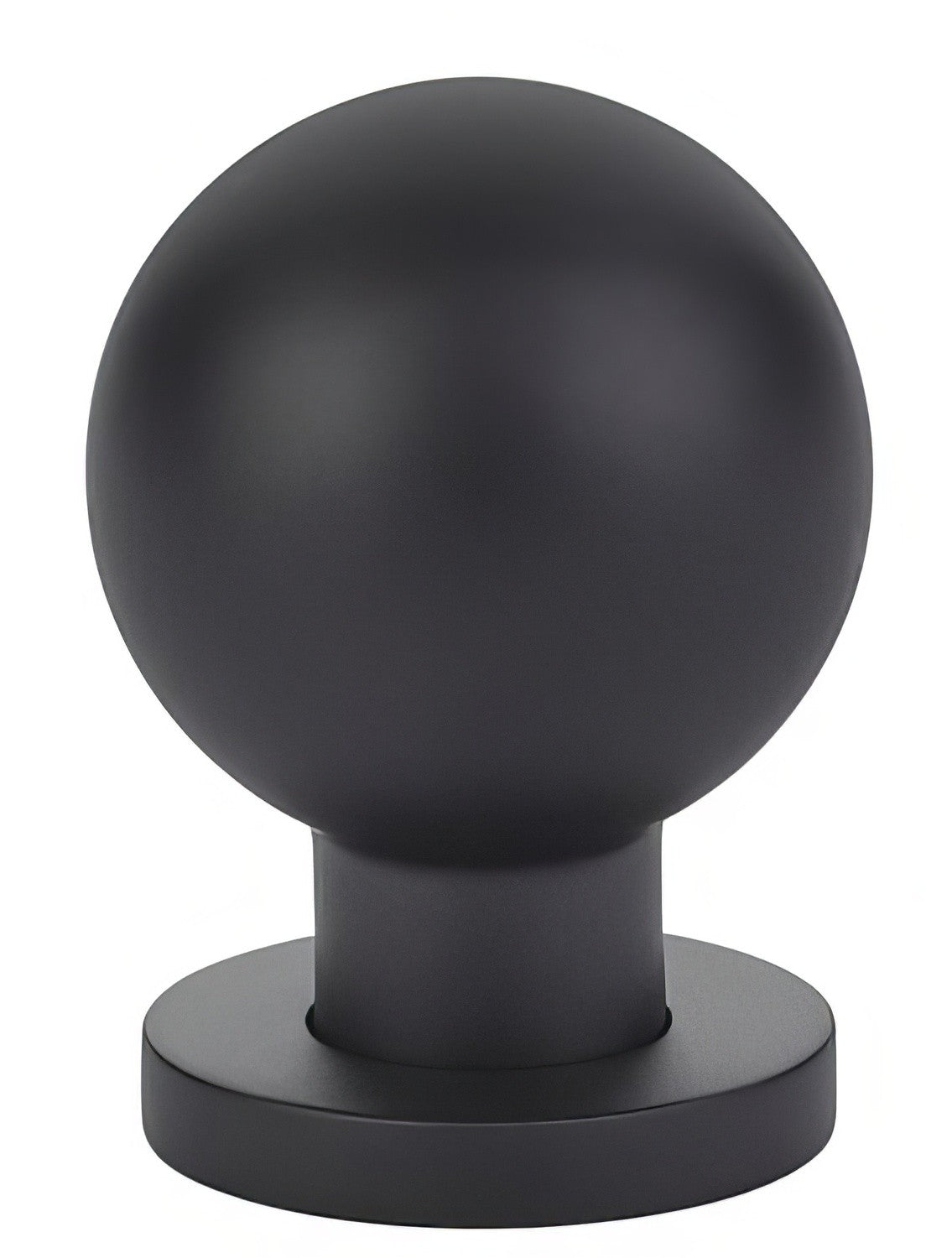 Emtek 86152US19 flat black cabinet knob