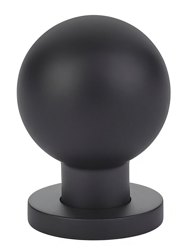 Emtek 86152US19 flat black cabinet knob