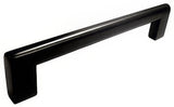 Emtek 86165US19 flat black bar cabinet pull