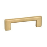 Emtek 86166US4 satin brass bar cabinet pull