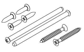 Kwikset 86171-00 660 Screw Pack in Bright Brass