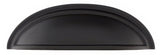 Emtek 86173US19 flat black cup pull