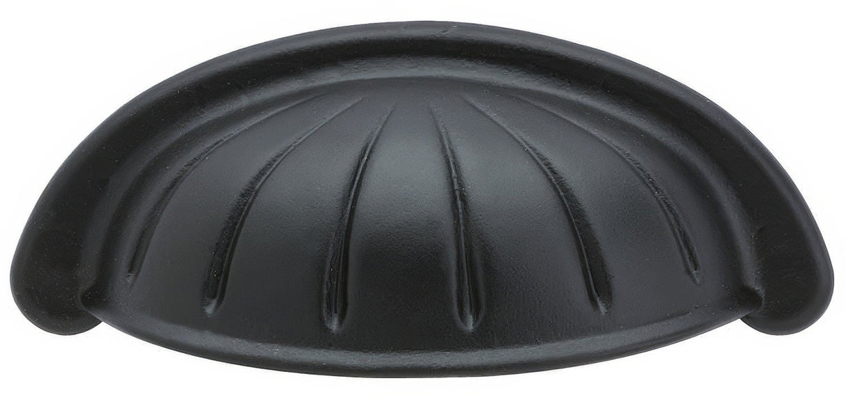 Emtek 86199FB flat black bin cabinet pull
