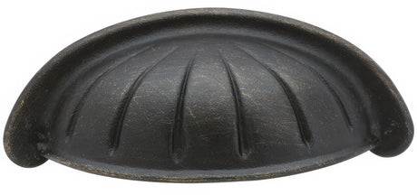 Emtek 86199MB Lost Wax / Tuscany Bronze bin cabinet pull, additional view