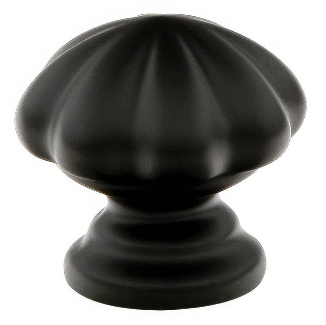 Emtek 86203US19 flat black cabinet knob