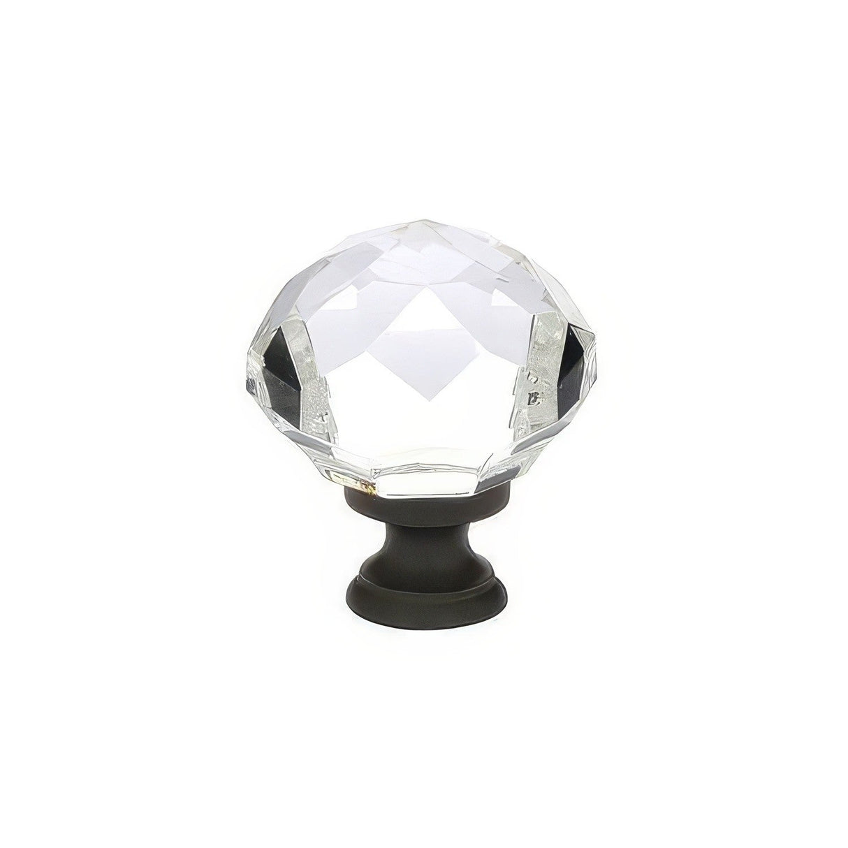 Emtek 86209US19 flat black cabinet knob