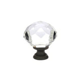 Emtek 86209US19 flat black cabinet knob