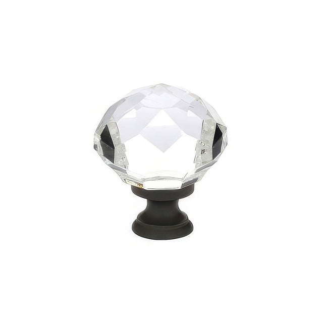 Emtek 86209US19 flat black cabinet knob