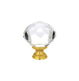 Emtek 86209US3 polished brass cabinet knob
