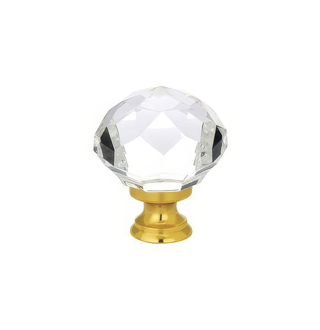 Emtek 86209US3 polished brass cabinet knob