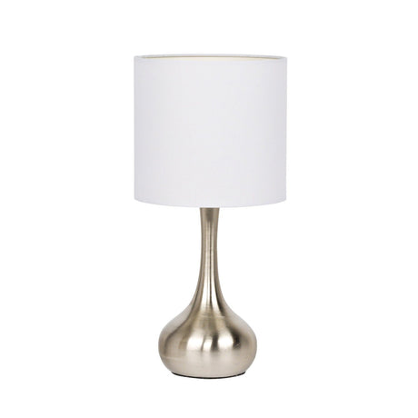 Craftmade 86226 1 Light Metal Base Table Lamp in Brushed Polished Nickel