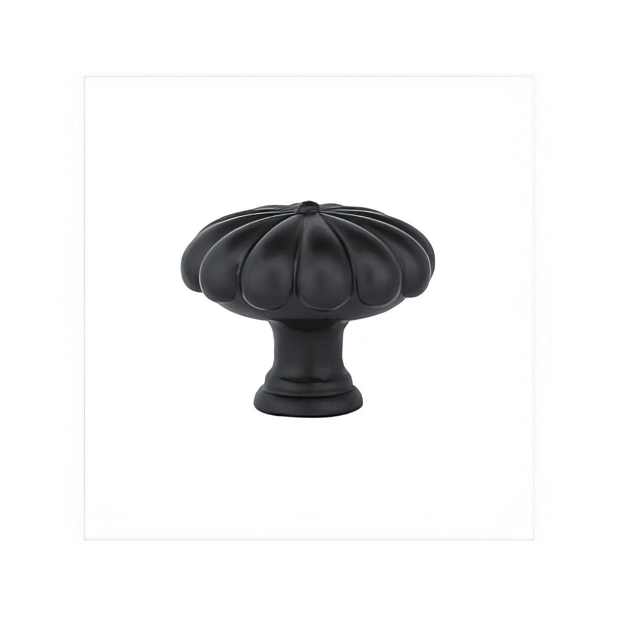 Emtek 86230FB flat black cabinet knob