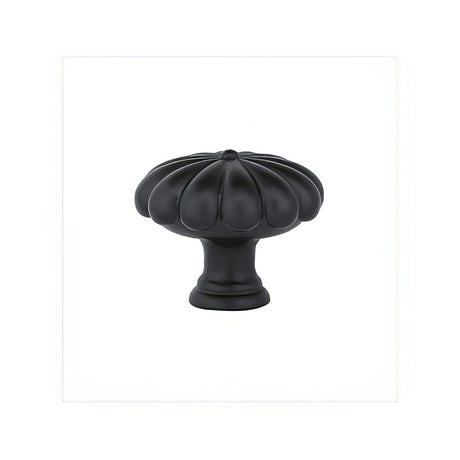 Emtek 86230FB flat black cabinet knob