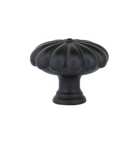Emtek 86231FB flat black cabinet knob