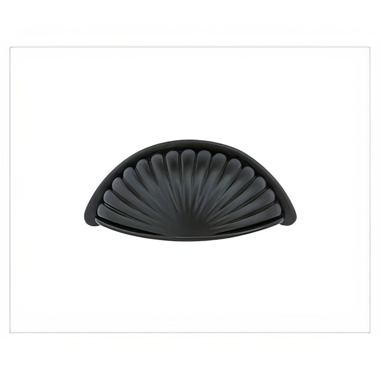 Emtek 86232FB flat black cup pull