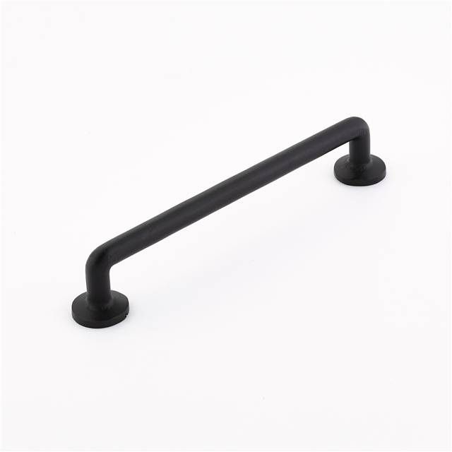 Emtek Rod Cabinet Pull with 6" Center To Center in Flat Black Bronze