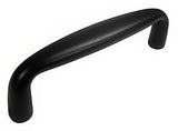 Emtek 86256US19 flat black bar cabinet pull