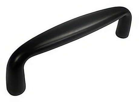 Emtek 86256US19 flat black bar cabinet pull