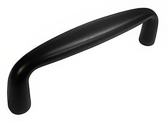 Emtek 86256US19 flat black bar cabinet pull