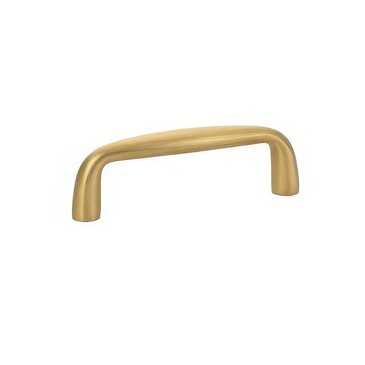 Emtek 86256US4 satin brass bar cabinet pull