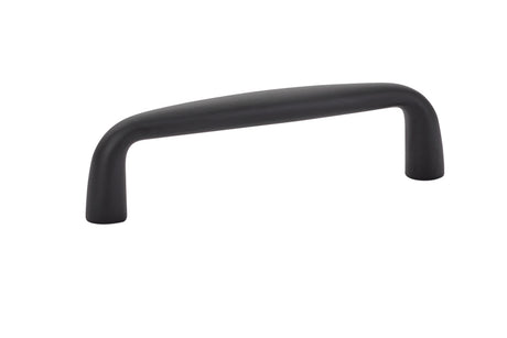 Emtek Cabinet Pull with 3-1/2" Center To Center in Flat Black