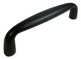Emtek 86258US19 flat black bar cabinet pull
