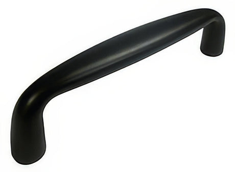 Emtek 86259US19 flat black bar cabinet pull
