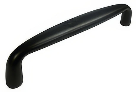 Emtek 86260US19 flat black bar cabinet pull