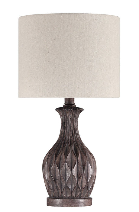 Craftmade 86265 1 Light Resin Table Lamp in Painted Brown