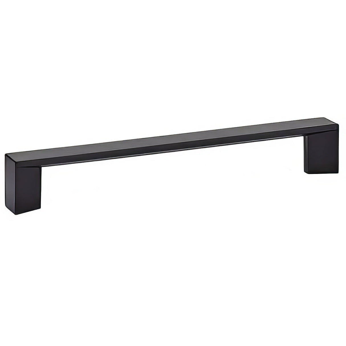 Emtek 86266US19 flat black bar cabinet pull
