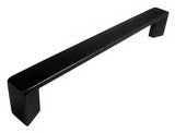 Emtek 86267US19 flat black bar cabinet pull