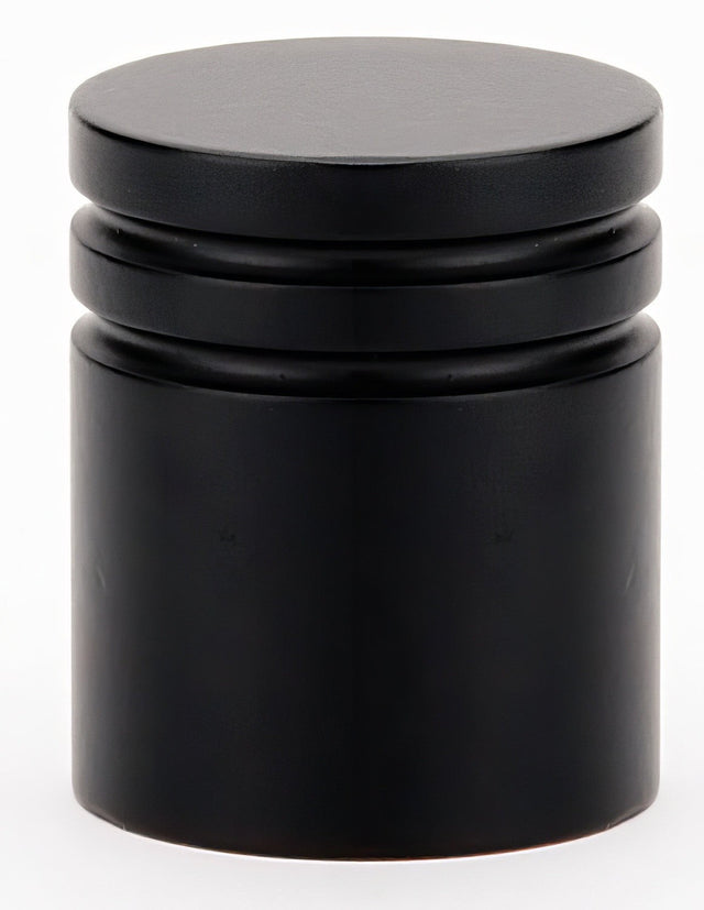 Emtek 86268US19 flat black cabinet knob