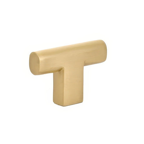 Emtek 86271US4 satin brass cabinet knob