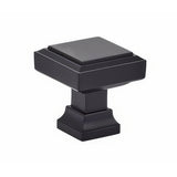 Emtek 86295US19 flat black cabinet knob