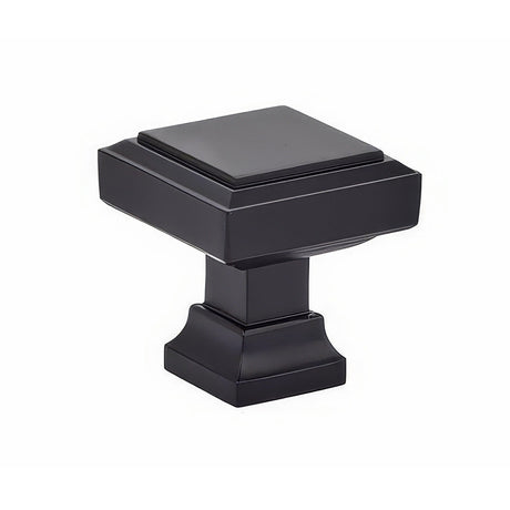 Emtek 86295US19 flat black cabinet knob