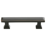 Emtek 86302US10B oil rubbed bronze rectangular cabinet pull