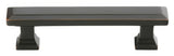 Emtek 86302US10B oil rubbed bronze rectangular cabinet pull