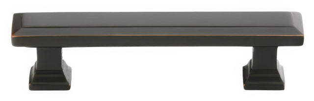Emtek 86302US10B oil rubbed bronze rectangular cabinet pull