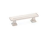 Emtek 86302US14 polished nickel rectangular cabinet pull
