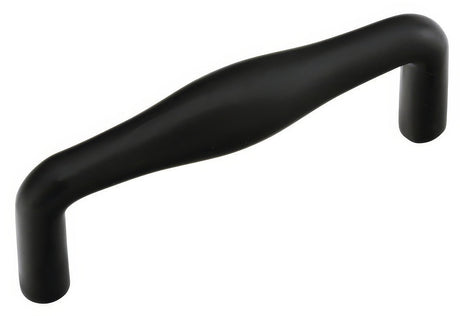 Emtek 86309US19 flat black drawer cabinet pull