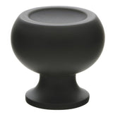 Emtek 86315US19 flat black cabinet knob